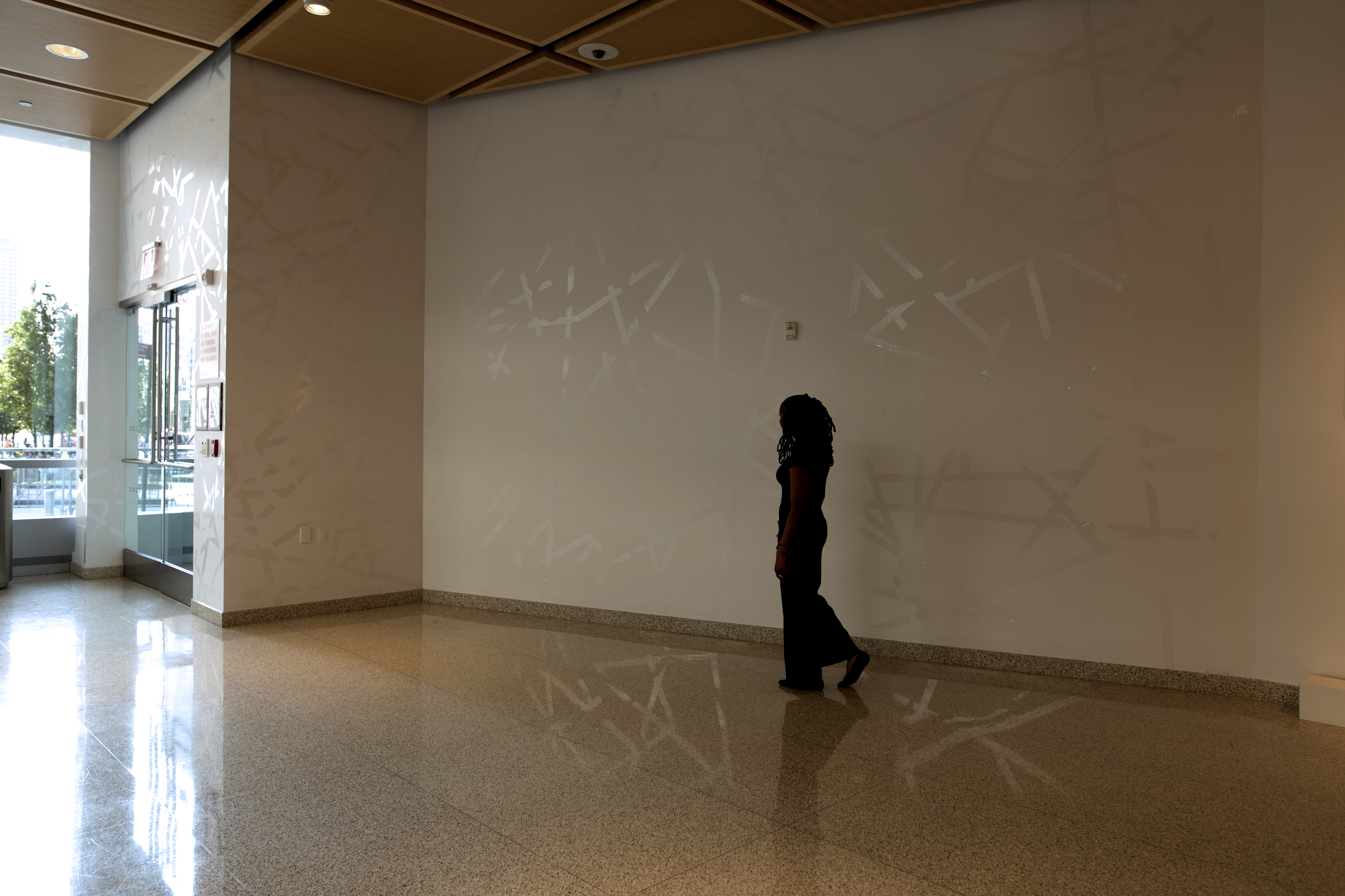 Packing Tape #2, Gesture, at BMCC Shirley Fiterman Gallery